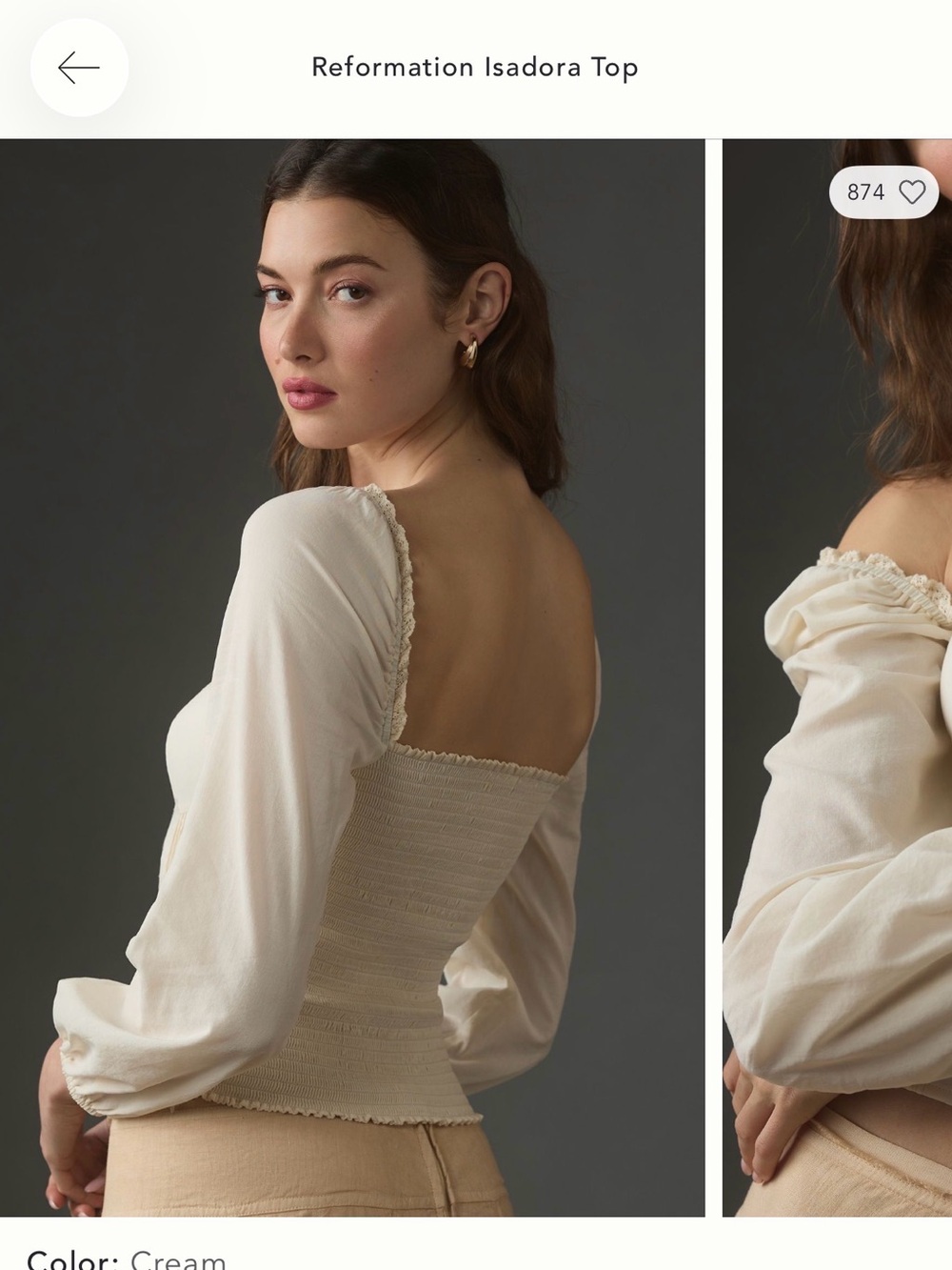 Reformation Isadora Top - Picture 3 of 6
